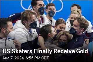 US Skaters Finally Receive Gold