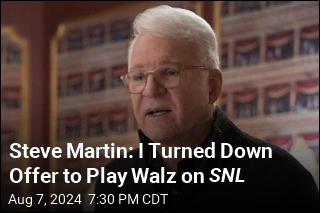 Steve Martin Responds to Calls to Play Walz on SNL