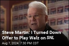 Steve Martin Responds to Calls to Play Walz on SNL