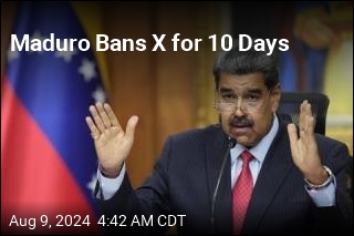 Maduro Bans X for 10 Days