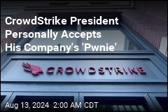 CrowdStrike President Personally Accepts &#39;Most Epic Fail&#39; Award