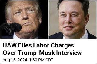 UAW Files Labor Charges Against Trump, Musk