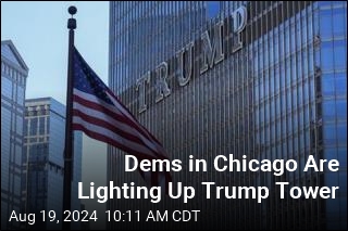 Dems in Chicago Are Lighting Up Trump Tower