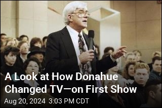 A Look at How Donahue Changed TV&mdash;on First Show