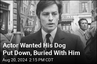 Alain Delon Is Dead. His Dog Loubo Will Live