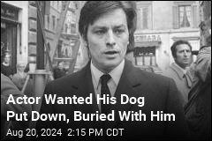 Alain Delon Is Dead. His Dog Loubo Will Live