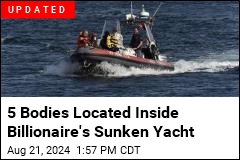 2 Bodies Located Inside Billionaire's Sunken Yacht