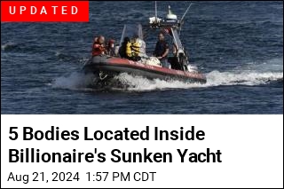 2 Bodies Located Inside Billionaire&#39;s Sunken Yacht