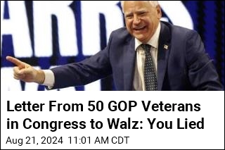 Letter From 50 GOP Veterans in Congress to Walz: You Lied