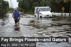Fay Brings Floods&mdash;and Gators