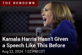 Kamala Harris Hasn&#39;t Given a Speech Like This Before