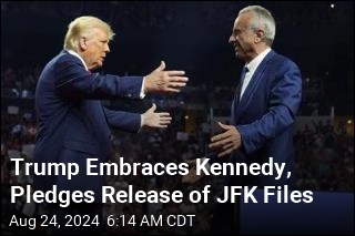 Trump Embraces Kennedy, Pledges Release of JFK Files