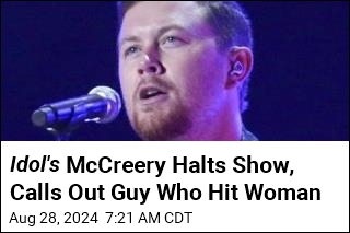 Idol&#39;s McCreery Halts Show, Calls Out Guy Who Hit Woman