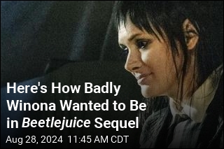 Here&#39;s How Badly Winona Wanted to Be in Beetlejuice Sequel