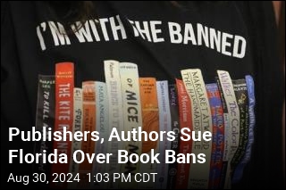 Publishers, Authors Sue Florida Over Book Bans