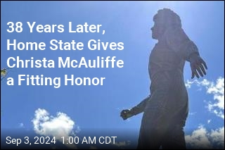 Christa McAuliffe First Woman With Statue at NH Statehouse