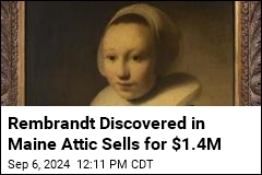 Rembrandt Discovered in Maine Attic Sells for $1.4M