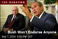 Bush Plans No Endorsement