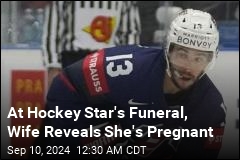 At Johnny Gaudreau's Funeral, Wife Reveals She's Pregnant