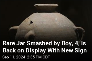 Ancient Jar Smashed by 4-Year-Old Is Back on Display