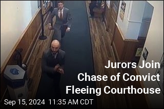 Jurors Join Chase of Convict Fleeing Courthouse