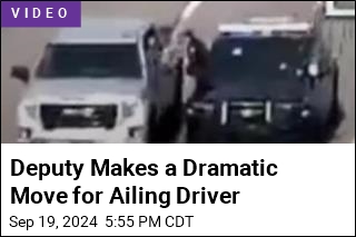 Deputy Makes a Dramatic Move for Ailing Driver