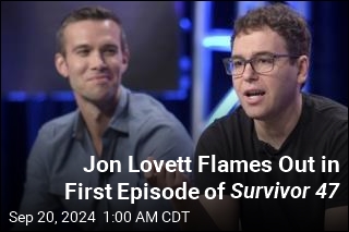 Jon Lovett Flames Out in First Episode of Survivor 47