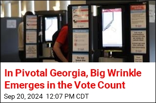 In Pivotal Georgia, Big Wrinkle Emerges in the Vote Count