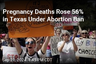 Pregnancy Deaths Rose 56% in Texas Under Abortion Ban