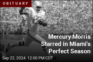 Mercury Morris Starred in Miami&#39;s Perfect Season