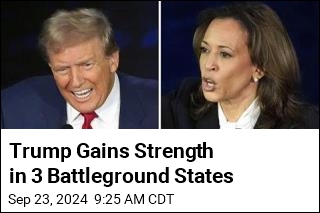 Trump Gains Strength in 3 Battleground States