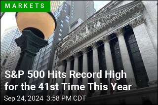 S&amp;P 500 Hits Record High for the 41st Time This Year