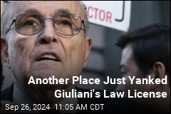 First New York Disbarred Giuliani. Now, Washington