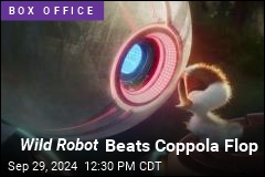 Wild Robot Beats Coppola Flop