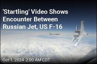 'Startling' Video Shows Encounter Between Russian Jet, US F-16