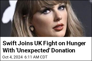 Swift Joins UK Fight on Hunger With 'Unexpected' Donation