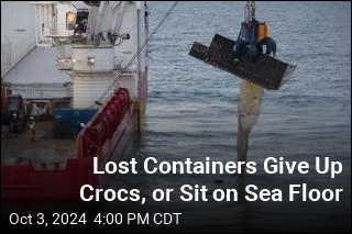 Lost Containers Give Up Crocs, or Sit on Sea Floor