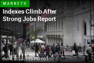 Indexes Climb After Strong Jobs Report