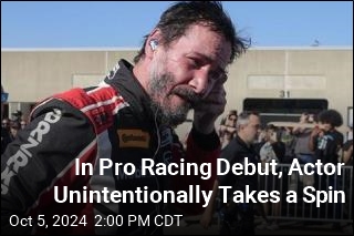 In Pro Racing Debut, Actor Unintentionally Takes a Spin