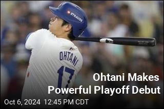 Ohtani Makes Powerful Playoff Debut