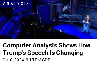 Computer Analysis Shows How Trump&#39;s Speech Is Changing