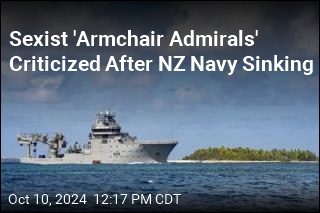 Sexist &#39;Armchair Admirals&#39; Criticized After NZ Navy Sinking