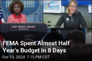 FEMA Spent Almost Half Yearly Budget in 8 Days