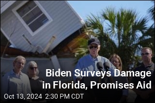 Biden Takes Another Look at Storm Damage in Florida