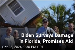 Biden Takes Another Look at Storm Damage in Florida