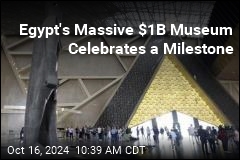 $1B Egyptian Museum Celebrates a Milestone