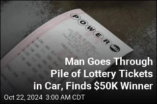 It Took Weeks for Man to Realize He Had $50K Lottery Ticket in Car