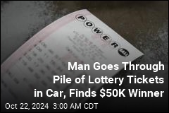 It Took Weeks for Man to Realize He Had $50K Lottery Ticket in Car