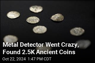 Metal Detector Went Crazy, Found 2.5K Ancient Coins