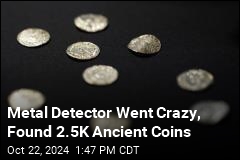 Metal Detector Went Crazy, Found 2.5K Ancient Coins